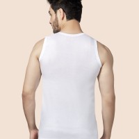 Poomex White Mens Vest at best price in Vellore